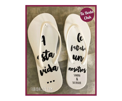 Sandalias personalizadas para boda