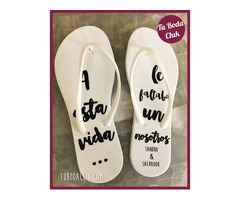 Sandalias personalizadas para boda