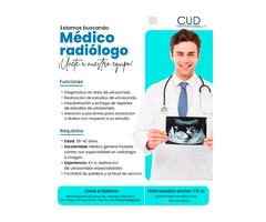 Se busca médico Radiologo